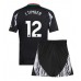 Maillot de foot Arsenal Jurrien Timber #12 Extérieur vêtements enfant 2024-25 Manches Courtes (+ pantalon court)